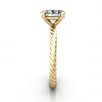 Oval Engagement Ring, Yellow Gold, RS38, SV Oval Engagement Ring, Yellow Gold, RS38, SV