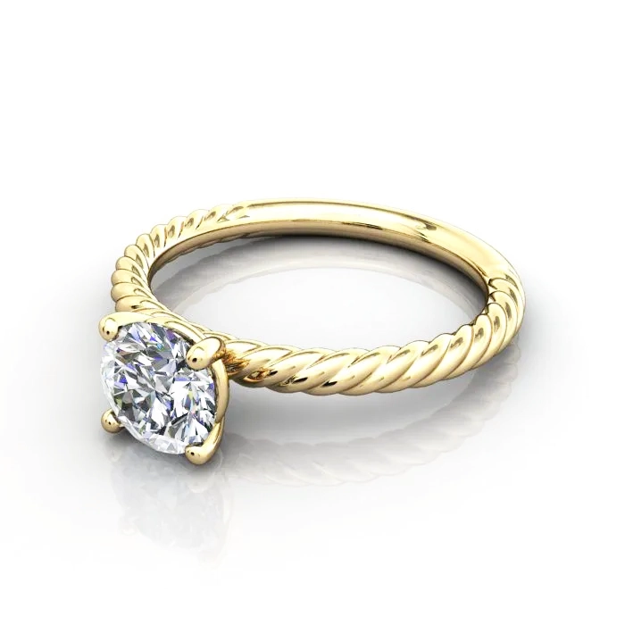 Solitaire-Diamond-Ring-RS38.-Yellow-Gold-Round-Brilliant-LF