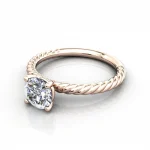 Solitaire-Diamond-Ring-RS38.-Rose-Gold-Round-Brilliant-LF Solitaire-Diamond-Ring-RS38.-Rose-Gold-Round-Brilliant-LF