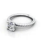 Solitaire-Diamond-Ring-RS38.-Platinum-Round-Brilliant-LF Solitaire-Diamond-Ring-RS38.-Platinum-Round-Brilliant-LF