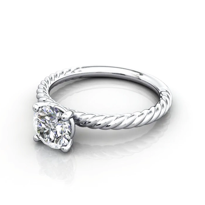 Solitaire-Diamond-Ring-RS38.-Platinum-Round-Brilliant-LF Solitaire-Diamond-Ring-RS38.-Platinum-Round-Brilliant-LF