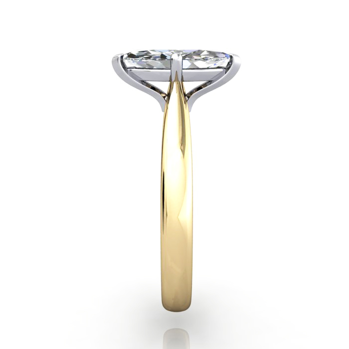 Marquise Engagement Ring, RS28, Yellow Gold, SV Marquise Engagement Ring, RS28, Yellow Gold, SV
