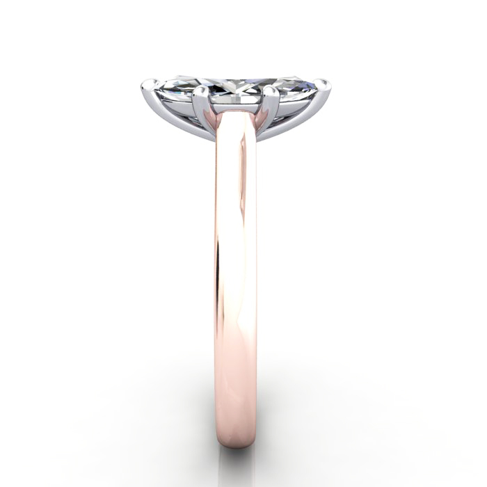 Marquise Engagement Ring, Rose Gold, RS34, SV