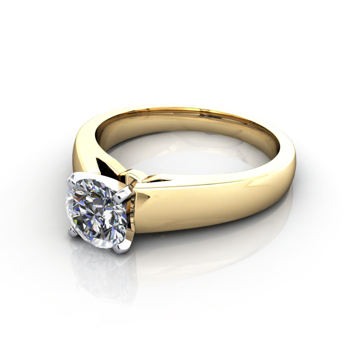 Diamond Solitaire RS46 Round Yellow LF Diamond Solitaire RS46 Round Yellow LF