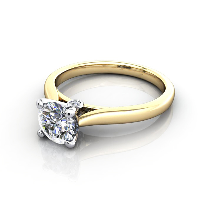 Diamond Solitaire RS45 Round Yellow LF Diamond Solitaire RS45 Round Yellow LF
