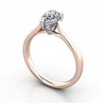 Solitaire-Diamond-Ring-Pear-RS41-Rose-Gold-3D Solitaire-Diamond-Ring-Pear-RS41-Rose-Gold-3D