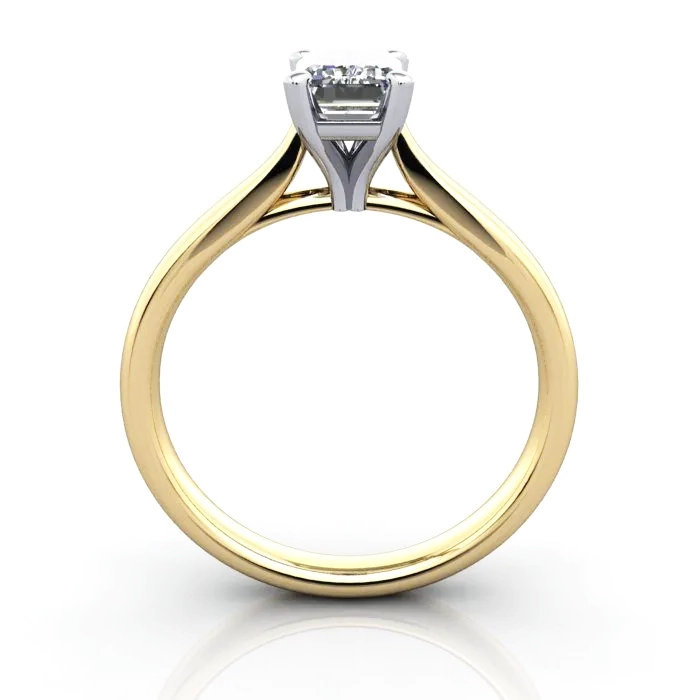 Solitaire-Diamond-Ring-Emerald-RS41-Yellow-Gold-TF