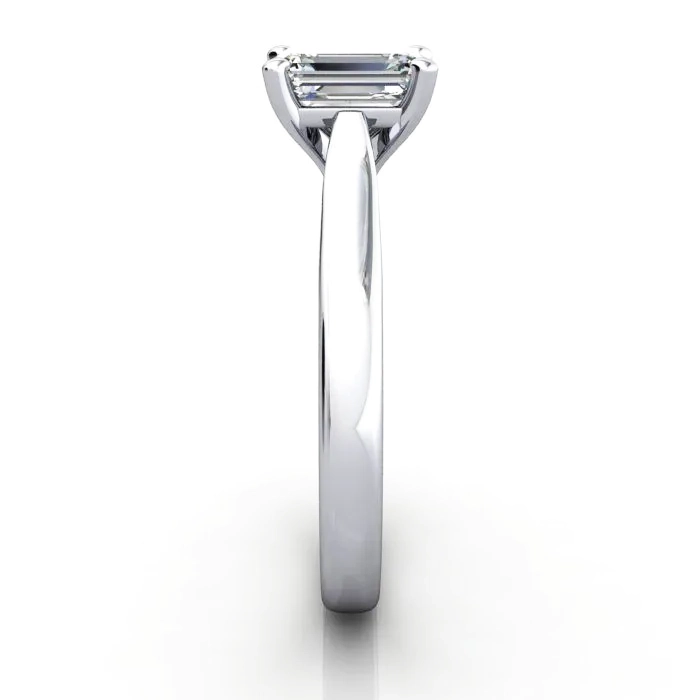 Solitaire-Diamond-Ring-Emerald-RS41-Patinum-SV Solitaire-Diamond-Ring-Emerald-RS41-Platinum-SV