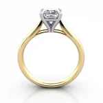 Solitaire-Diamond-Ring-Princess-RS41-Yellow-Gold-TF Solitaire-Diamond-Ring-Princess-RS41-Yellow-Gold-TF