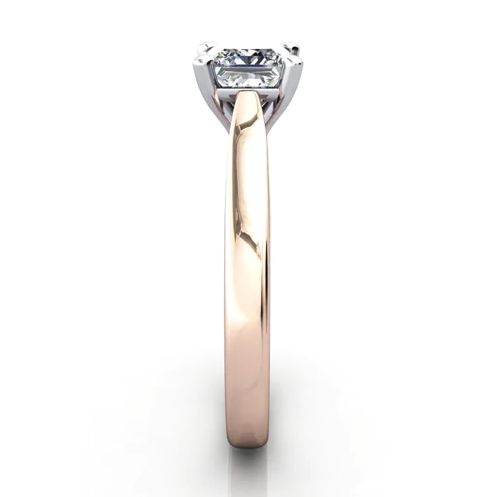 Solitaire-Diamond-Ring-Princess-RS41-Rose-Gold-SV Solitaire-Diamond-Ring-Princess-RS41-Rose-Gold-SV