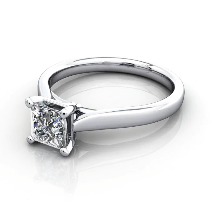 Solitaire-Diamond-Ring-Princess-RS41-Platinum-LF Solitaire-Diamond-Ring-Princess-RS41-Platinum-LF