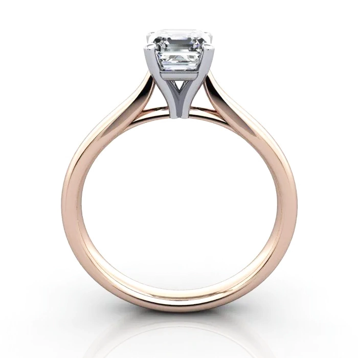 Solitaire-Diamond-Ring-Asscher-RS41-Rose-Gold-TF Solitaire-Diamond-Ring-Asscher-RS41-Rose-Gold-TF