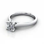 Solitaire-Diamond-Ring-Asscher-RS41-Platinum-LF Solitaire-Diamond-Ring-Asscher-RS41-Platinum-LF
