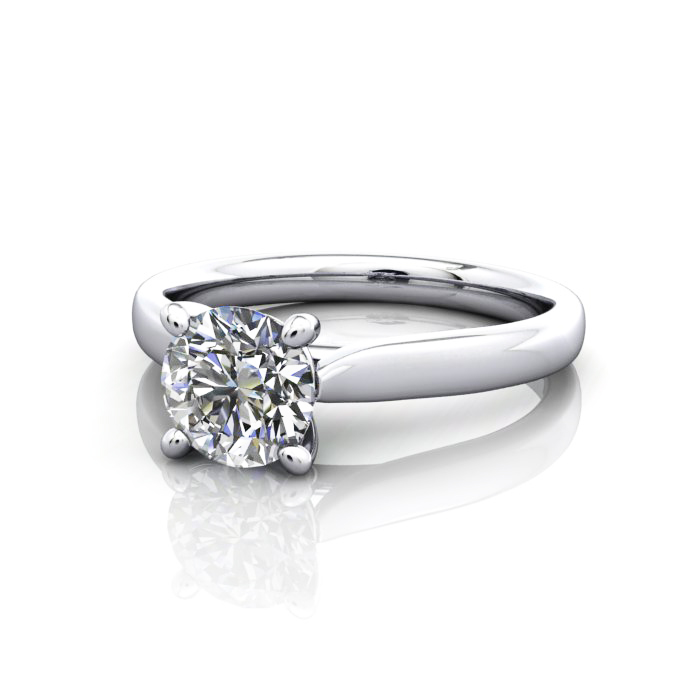 Diamond Ring, RS41,White Gold,LF