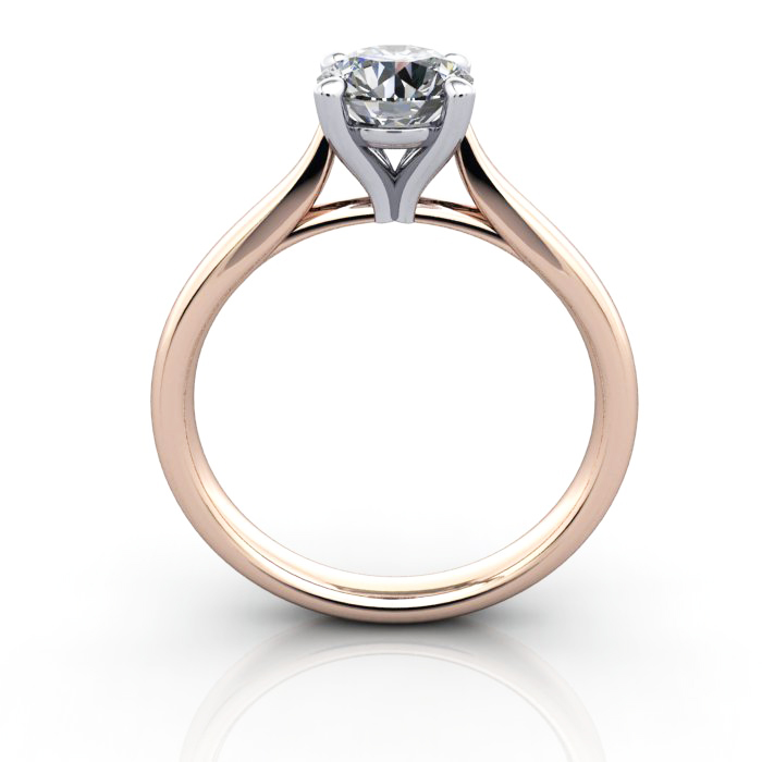 Diamond Ring, RS41,Rose Gold,TF