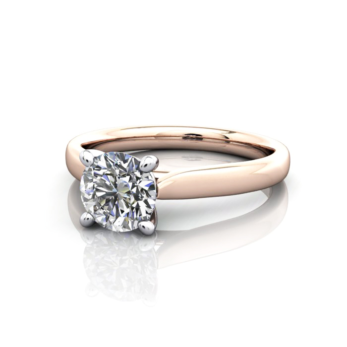 Diamond Ring, RS41,Rose Gold, LF