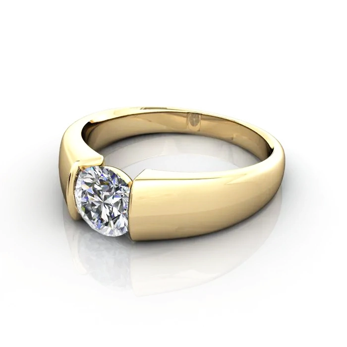Solitaire-Diamond-Ring-RS40-Yellow-Gold-Round-Brilliant-LF Solitaire-Diamond-Ring-RS40-Yellow-Gold-Round-Brilliant-LF