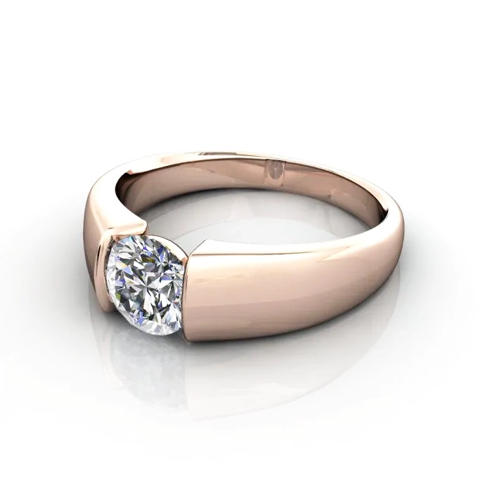 Solitaire-Diamond-Ring-RS40-Rose-Gold-Round-Brilliant-LF Solitaire-Diamond-Ring-RS40-Rose-Gold-Round-Brilliant-LF