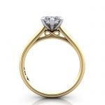 Marquise Engagement Ring, Yellow Gold, RS34, TF Marquise Engagement Ring, Yellow Gold, RS34, TF