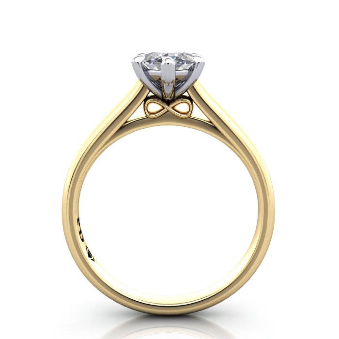 Marquise Engagement Ring, Yellow Gold, RS34, TF Marquise Engagement Ring, Yellow Gold, RS34, TF