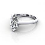 Marquise Engagement Ring, Platinum, RS34, LF Marquise Engagement Ring, Platinum, RS34, LF