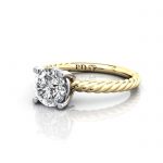 Solitaire Diamond Ring, RS47, Yellow Gold, LF Solitaire Diamond Ring, RS47, Yellow Gold, LF