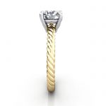 Solitaire Diamond Ring, RS47, Yellow Gold, SV Solitaire Diamond Ring, RS47, Yellow Gold, SV