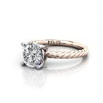 Solitaire Diamond Ring, RS47, Rose Gold, LF Solitaire Diamond Ring, RS47, Rose Gold, LF