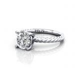 Solitaire Diamond Ring, RS47, Platinum, LF Solitaire Diamond Ring, RS47, Platinum, LF