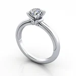 Video-Solitaire-Diamond-Ring-RS37.-Platinum-Round-Brilliant-3D Video-Solitaire-Diamond-Ring-RS37.-Platinum-Round-Brilliant-3D