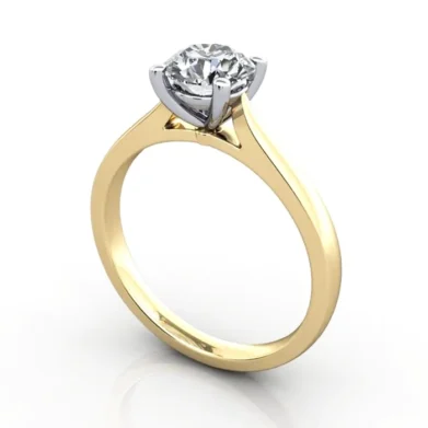 Diamond-Ring-Solitaire-Round-Brilliant-RS36-Yellow-3D