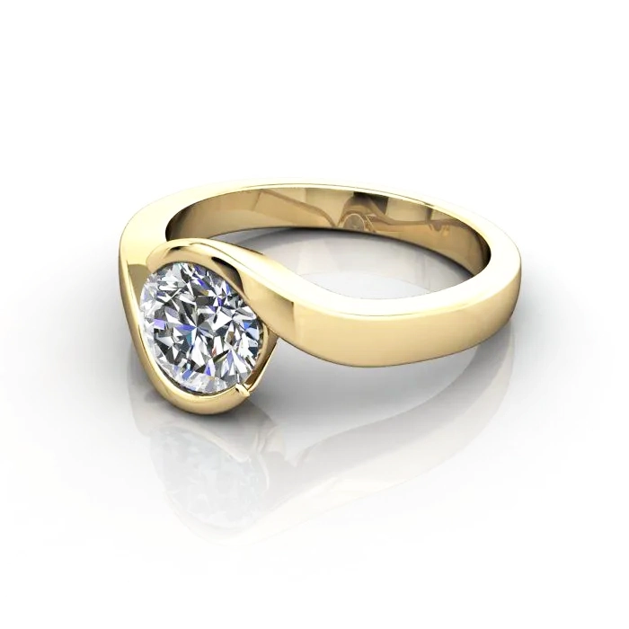 Solitaire-Engagement-Ring-Round-Brilliant-Diamond-RS24-Yellow-LF Solitaire-Engagement-Ring-Round-Brilliant-Diamond-RS24-Yellow-LF