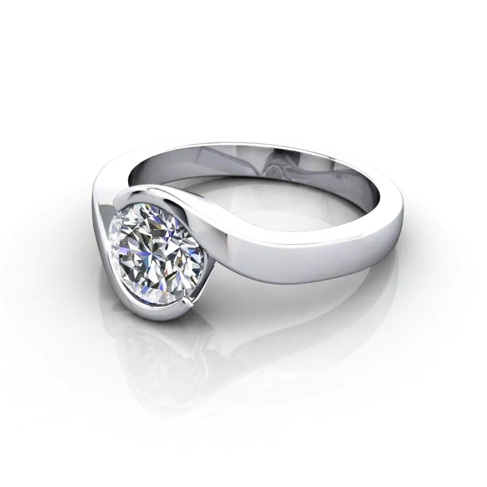 Solitaire-Engagement-Ring-Round-Brilliant-Diamond-RS24-Platinum-LF Solitaire-Engagement-Ring-Round-Brilliant-Diamond-RS24-Platinum-LF