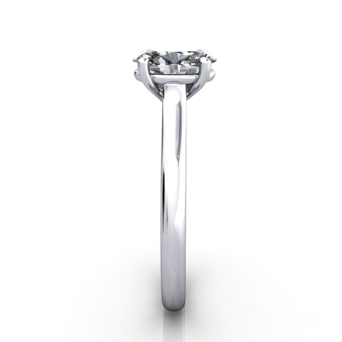 Diamond Solitaire RS44 Oval Platinum SV Diamond Solitaire RS44 Oval Platinum SV