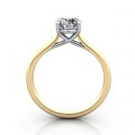 Diamond Solitaire RS44 Round Yellow TF