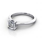 Diamond Solitaire RS44 Round Platinum LF