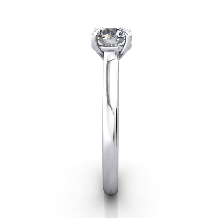 Diamond Solitaire RS44 Round Platinum SV