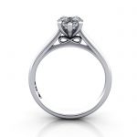 Pear Shape Engagement Ring, Platinum, RS34, TF