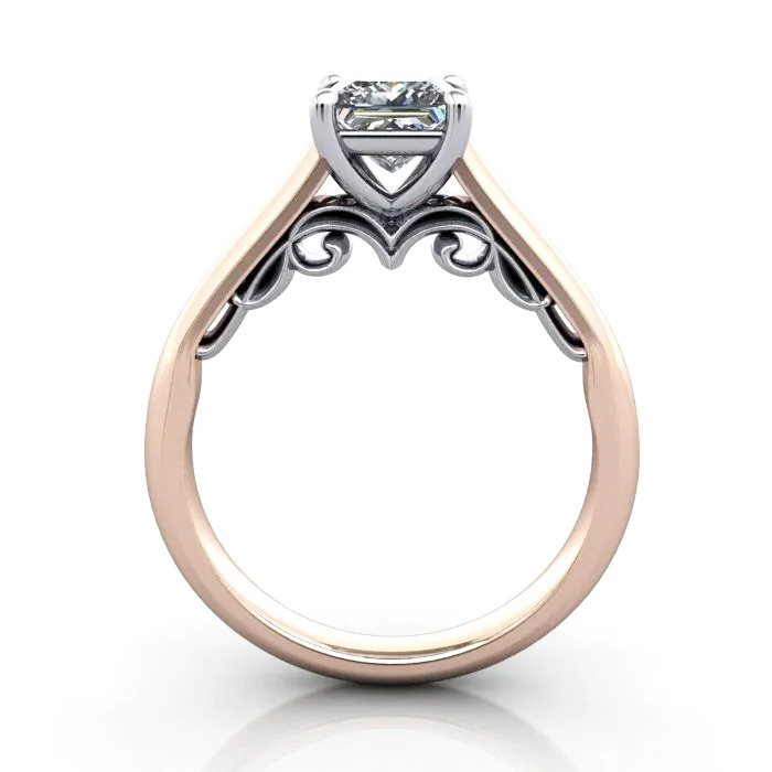Solitaire-Diamond-Ring-RS35-Rose-Gold-Princess-Cut-TF