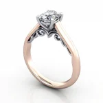 Video-Solitaire-Diamond-Ring-RS35.-Rose-Gold-Oval-3D
