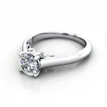 Solitaire-Diamond-Ring-RS35.-Platinum-Round-Brilliant-LF Solitaire-Diamond-Ring-RS35.-Platinum-Round-Brilliant-LF