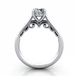 Solitaire-Diamond-Ring-RS35.-Platinum-Round-Brilliant-TF Solitaire-Diamond-Ring-RS35.-Platinum-Round-Brilliant-TF