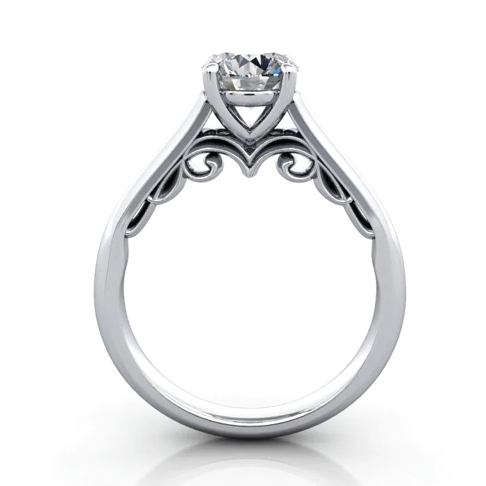 Solitaire-Diamond-Ring-RS35.-Platinum-Round-Brilliant-TF Solitaire-Diamond-Ring-RS35.-Platinum-Round-Brilliant-TF