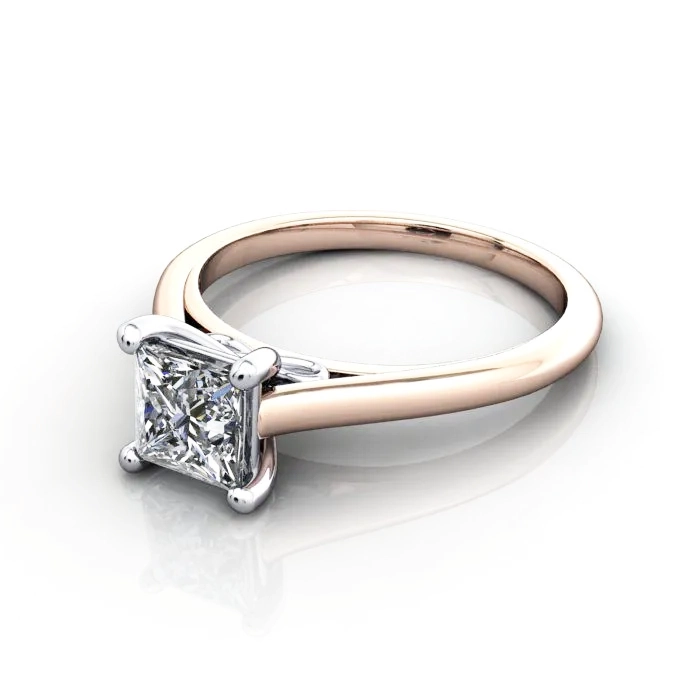 Solitaire-Diamond-Ring-RS34.-Rose-Gold-Princess-Cut-LF