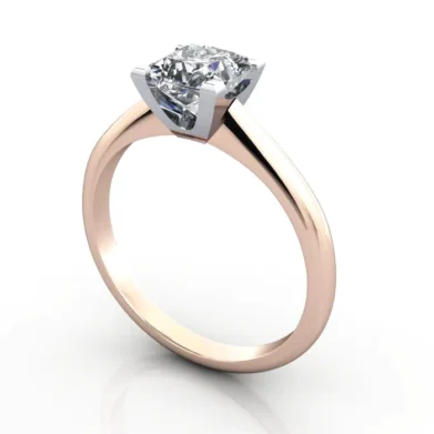 Solitaire-Engagement-Ring-Princess-Cut-Diamond-RS33-Rose-Gold-3D-1