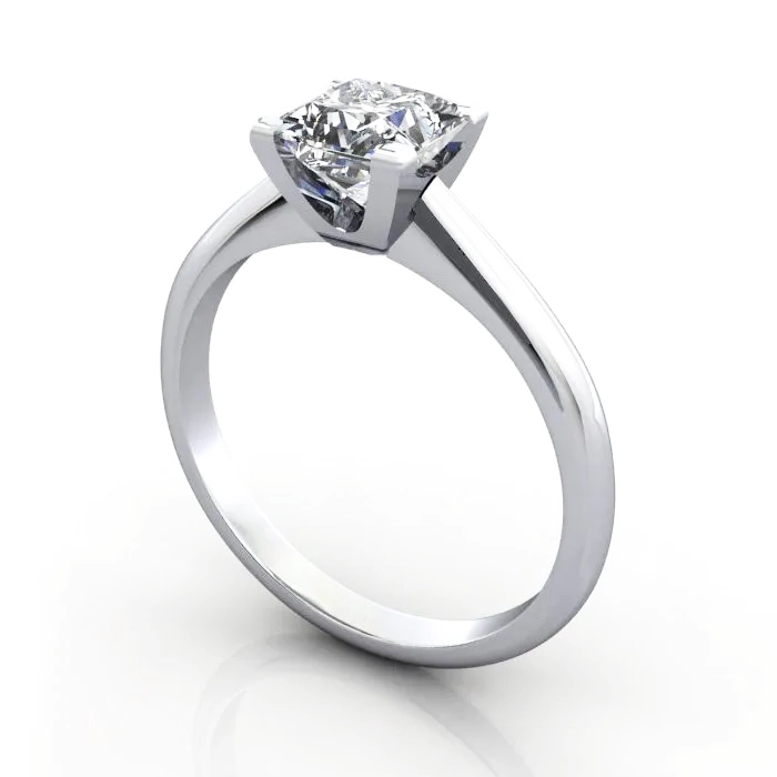 Solitaire-Engagement-Ring-Princess-Cut-Diamond-RS33-Platinum-3D Solitaire-Engagement-Ring-Princess-Cut-Diamond-RS33-Platinum-3D