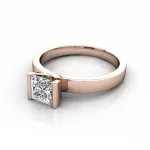Diamond-Ring-Solitaire-Princess-RS31-Rose-LF