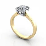 Solitaire-Engagement-Ring-Radiant-Diamond-RS30-Yellow-Gold-3D