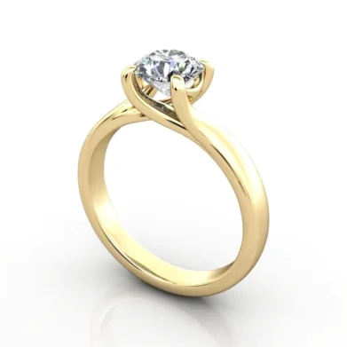 Solitaire-Engagement-Ring-RS29-Round-Brilliant-Yellow-Gold-3D