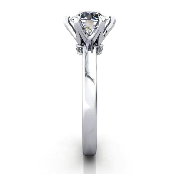 Solitaire-Engagement-Ring-Round-Brilliant-Diamond-RS26-Platinum-SV Solitaire-Engagement-Ring-Round-Brilliant-Diamond-RS26-Platinum-SV